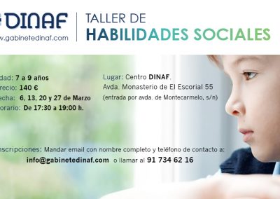 TALLER DE HABILIDADES SOCIALES (Marzo 2020)